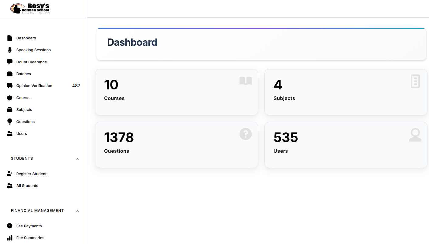 Renjith Reghu — multilingual e-learning platform with Laravel and React
