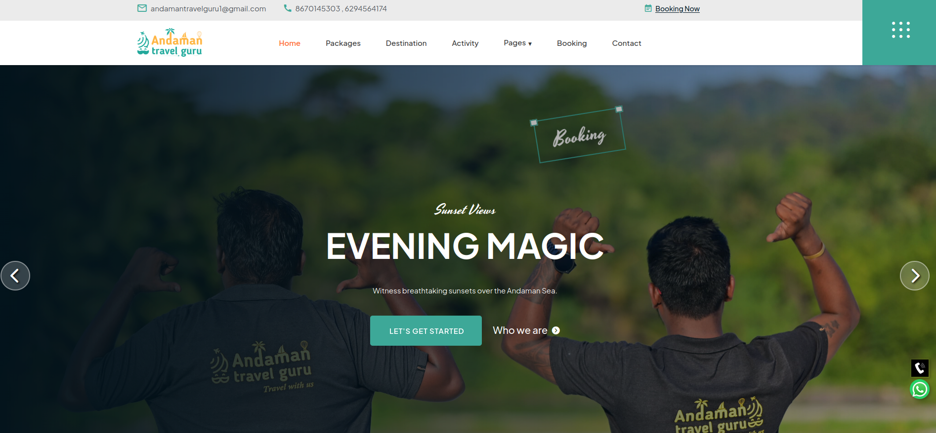 Renjith Reghu developer project — Travel Agency Website built with Next.js