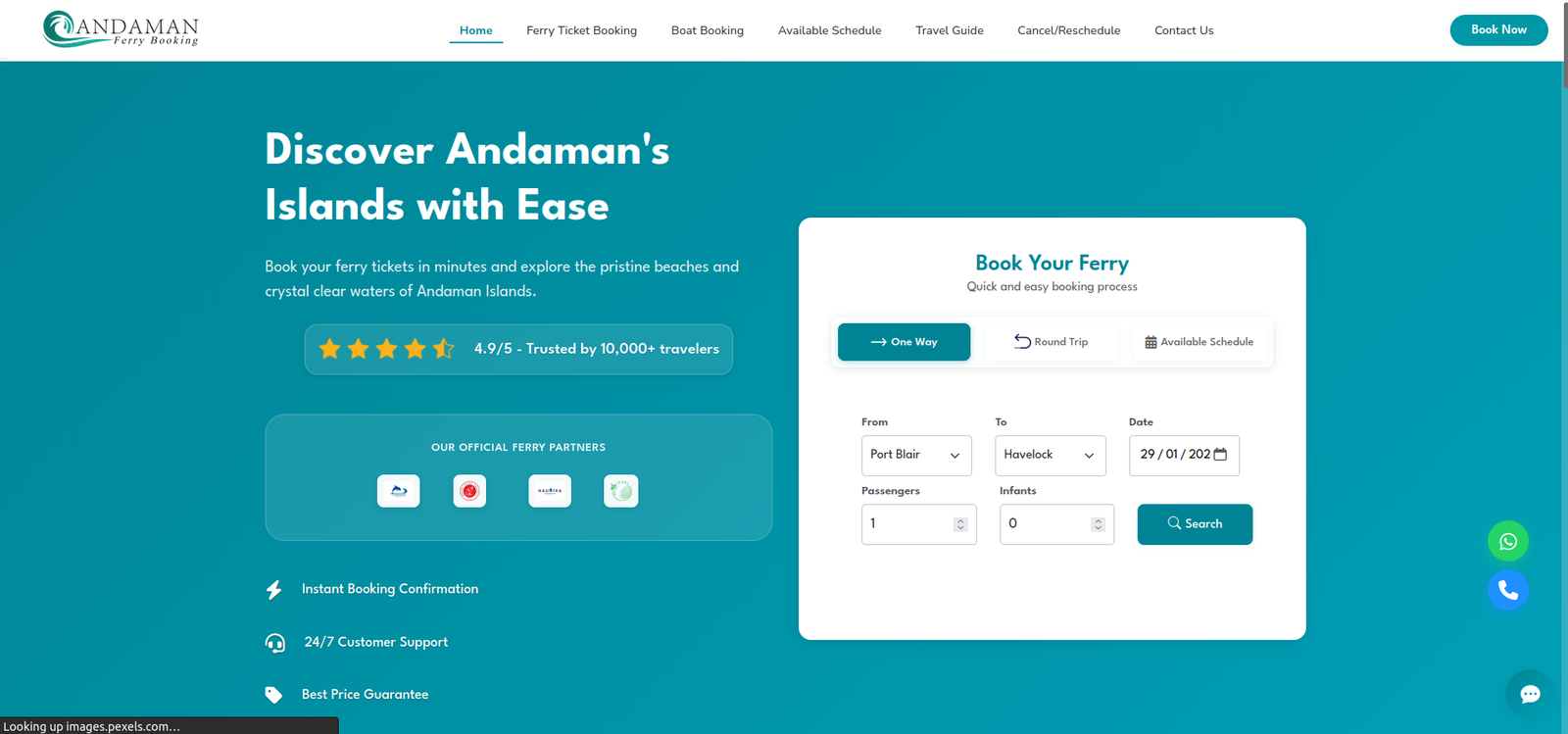 Ferry Booking
